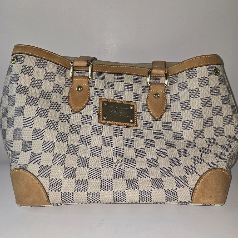 Louis Vuitton Damier Azure Hampstead w/COA - Picture 6 of 10
